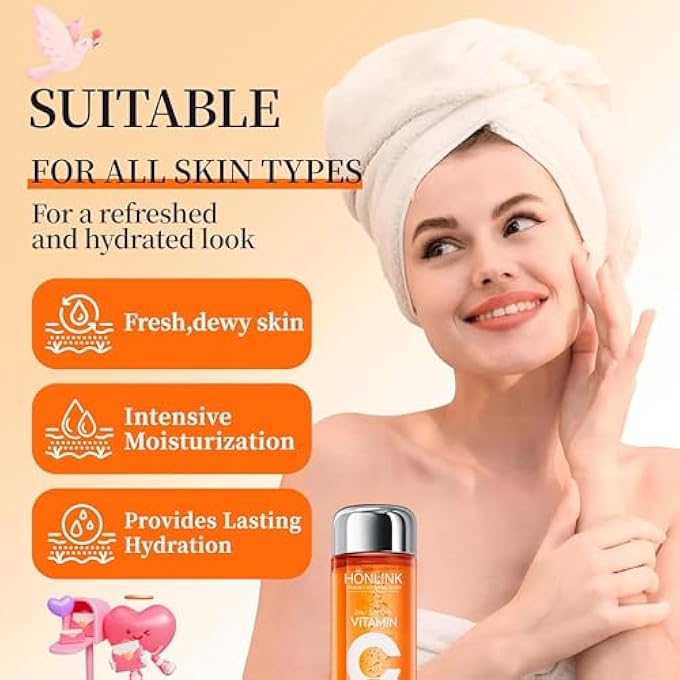 STRBOXONG 5X VITAMIN C TONER FACIAL CARE TONERS,GIFT FOR HER, HYALURONIC ACID HYDRATING FACIAL TREATMENT FOR EVEN SKIN TONE, SAFE GLOWING SKIN 130ML,K-BEAUTY, POPULAR SKINCARE PRODUCTS - Image 3